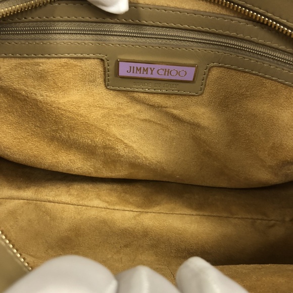 NEW JIMMY CHOO Catherine Satchel Box Bag Calfskin - Picture 7 of 8